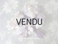 アンティーク コサージュ  薄紫の花