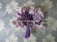 画像2: アンティーク コサージュ  薄紫の花 (2)