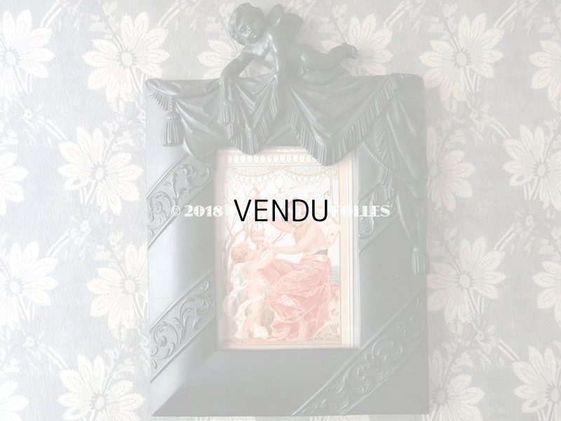 画像4: 19世紀 ナポレオン3世時代 アンティーク 天使のフォトフレーム 