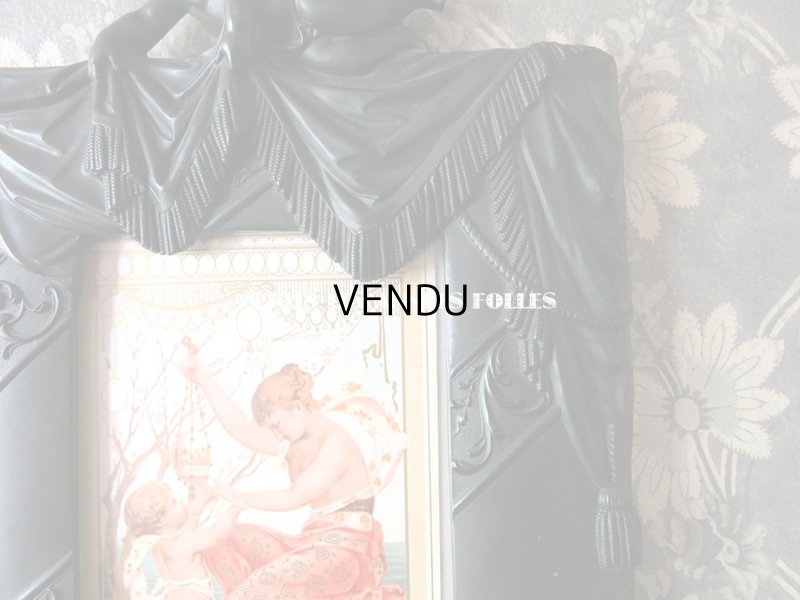 画像7: 19世紀 ナポレオン3世時代 アンティーク 天使のフォトフレーム 