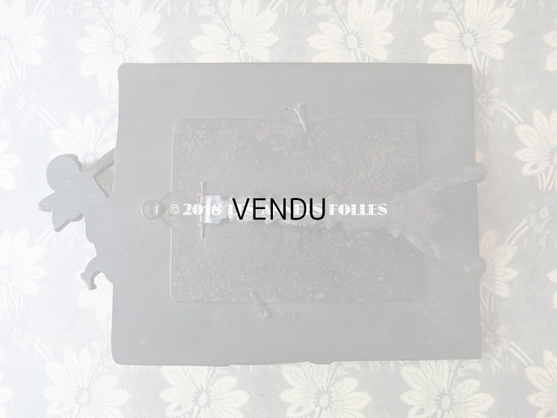 画像9: 19世紀 ナポレオン3世時代 アンティーク 天使のフォトフレーム 