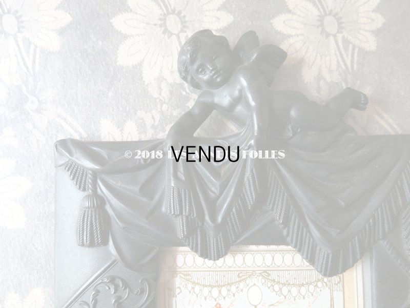 画像6: 19世紀 ナポレオン3世時代 アンティーク 天使のフォトフレーム 