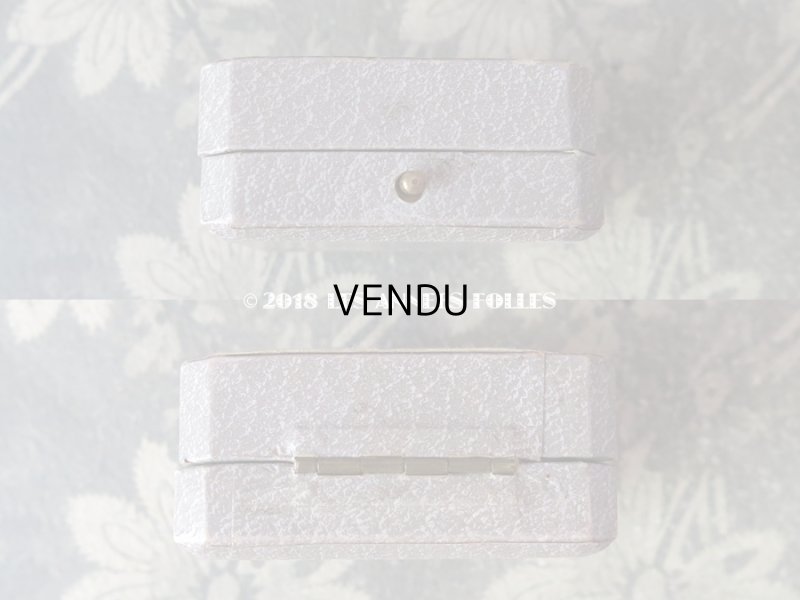 画像5: アンティーク ジュエリーボックス 金彩入り スモーキーパープル