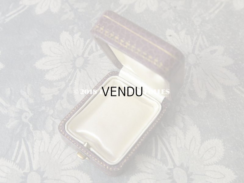 画像6: アンティーク ジュエリーボックス 金彩入り パープル