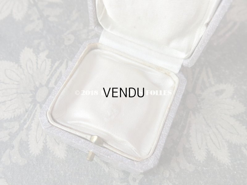 画像8: アンティーク ジュエリーボックス 金彩入り スモーキーパープル