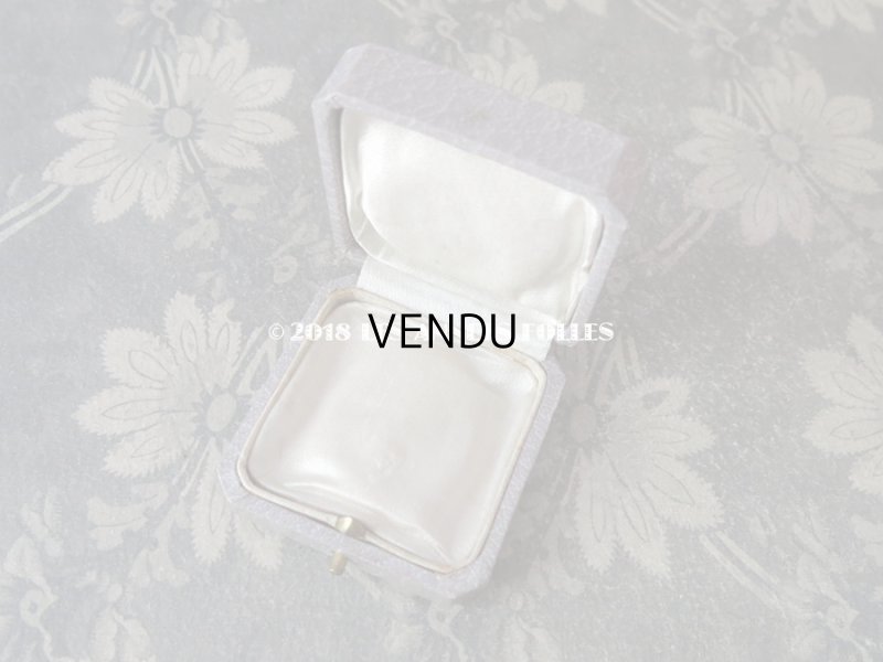 画像7: アンティーク ジュエリーボックス 金彩入り スモーキーパープル