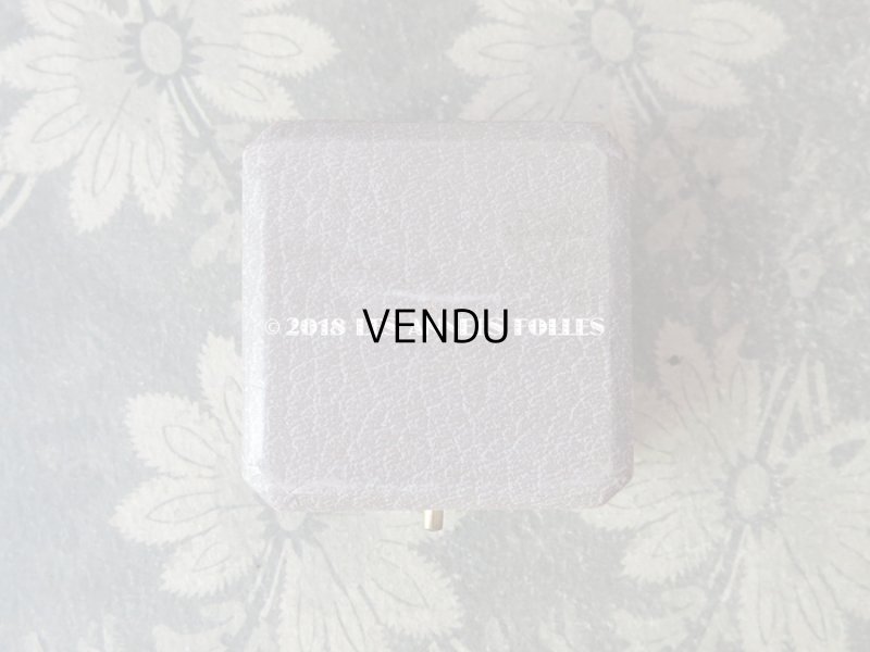 画像4: アンティーク ジュエリーボックス 金彩入り スモーキーパープル