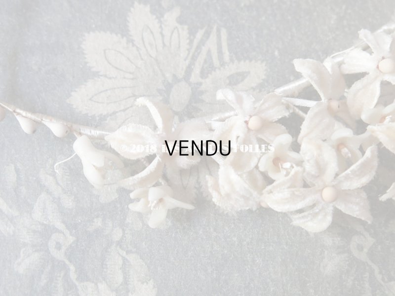 画像4: 1900年代 アンティーク ワックスフラワーのヘッドリース オレンジブロッサム ウェディング 結婚式 ティアラ