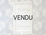 1904年 アンティーク プランタンのカタログ　レース＆グローブ LUNDI 22 FEVRIER 1904 - AU PRINTEMPS -
