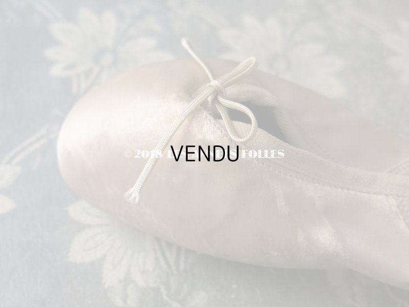 画像6: アンティーク 少女用 バレエシューズ パールピンク