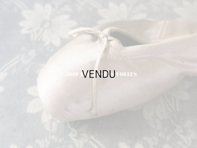 画像5: アンティーク 少女用 バレエシューズ パールピンク