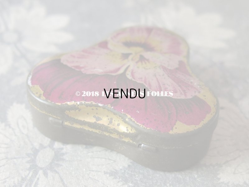 画像6: アンティーク パンジーのエパングルケース