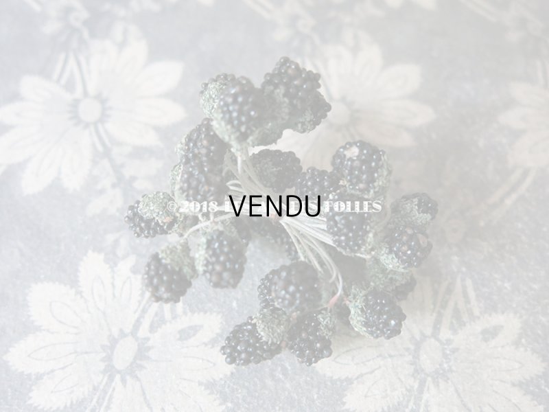 画像3: 1900年代 アンティーク ブラックベリー　コサージュ材料 