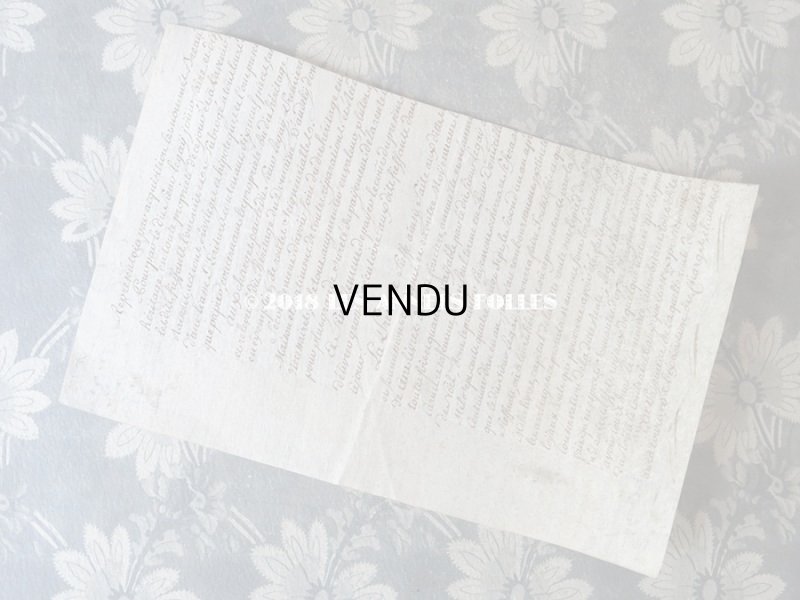 画像4: 19世紀 アンティーク　パルシュマン 羊皮紙の古文書