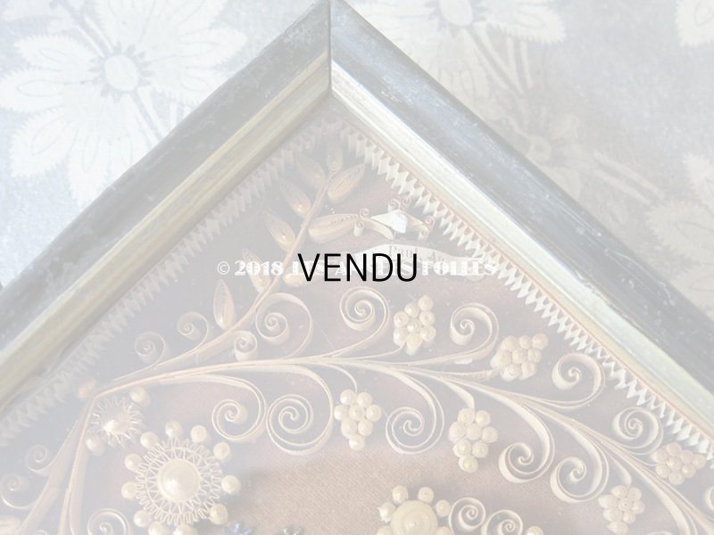 画像5: 19世紀 アンティーク ルリケール　聖遺物のガラスフレーム  聖人の遺品