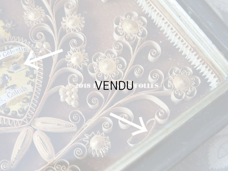 画像8: 19世紀 アンティーク ルリケール　聖遺物のガラスフレーム  聖人の遺品