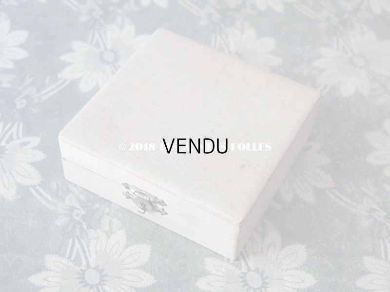 画像10: アンティーク ドール用小物 ピンクのコフレ 薔薇模様のファン & ミラー & ブラシ & ケース