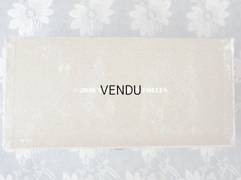 画像11: 1900年代 アンティーク カルトナージュチェスト  薔薇模様 ミラー付