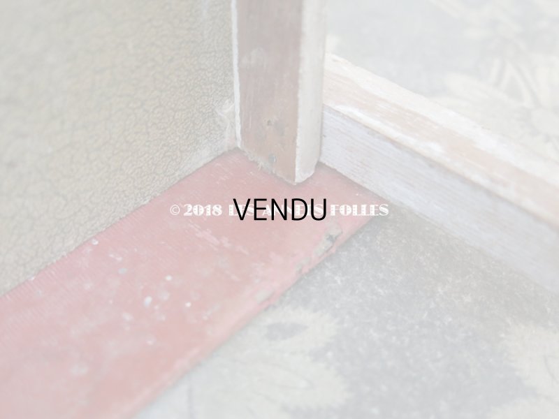 画像8: 1900年代 アンティーク カルトナージュチェスト  薔薇模様 ミラー付