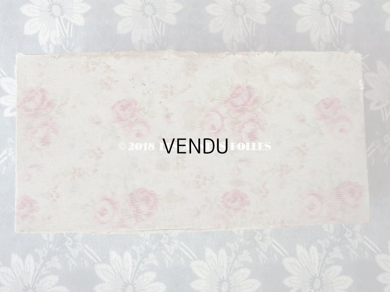 画像17: 1900年代 アンティーク カルトナージュチェスト  薔薇模様 ミラー付