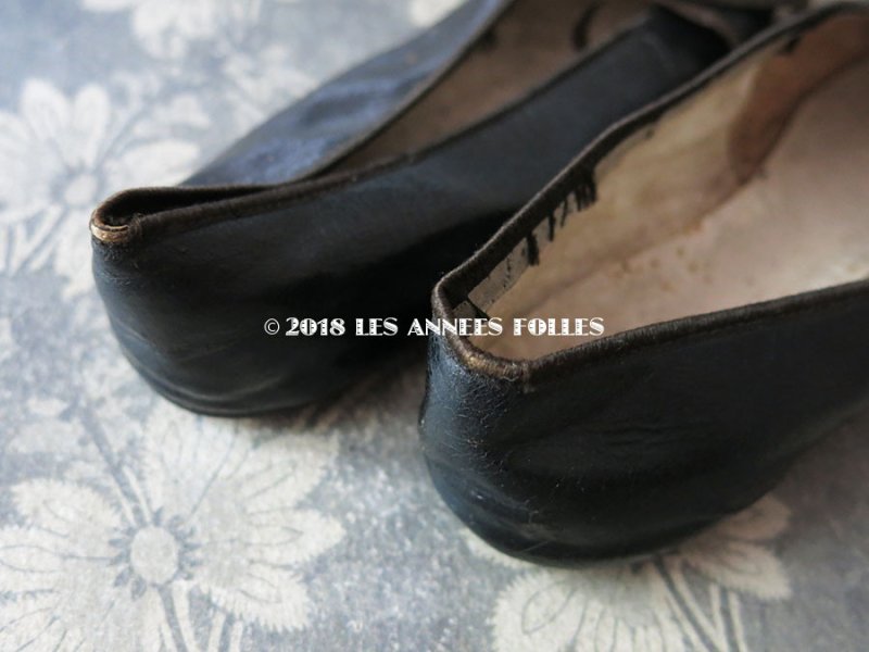 画像5: 19世紀前期(1800〜1850) アンティーク シューズ 黒