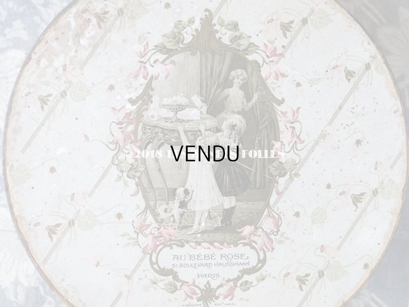 画像3: 1900年代 アンティーク お菓子箱  オ・ベベ・ローズ - AU BEBE ROSE -