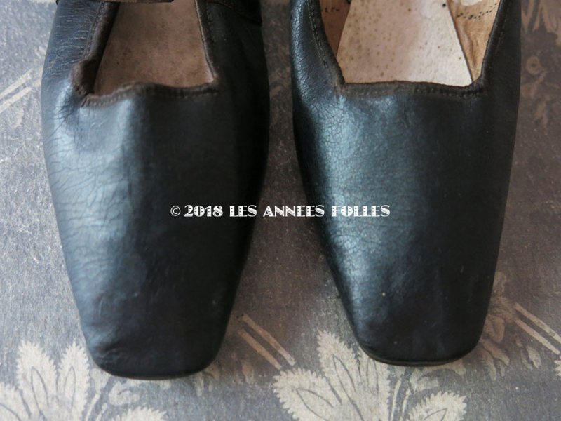 画像4: 19世紀前期(1800〜1850) アンティーク シューズ 黒