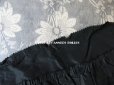 画像4: 1900年代 アンティーク  シルク製 ドレスの裾 フリル付 4.6m 