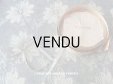 アンティーク 極細5mm幅 メタルリボン ホワイトシルバー 4.4m 