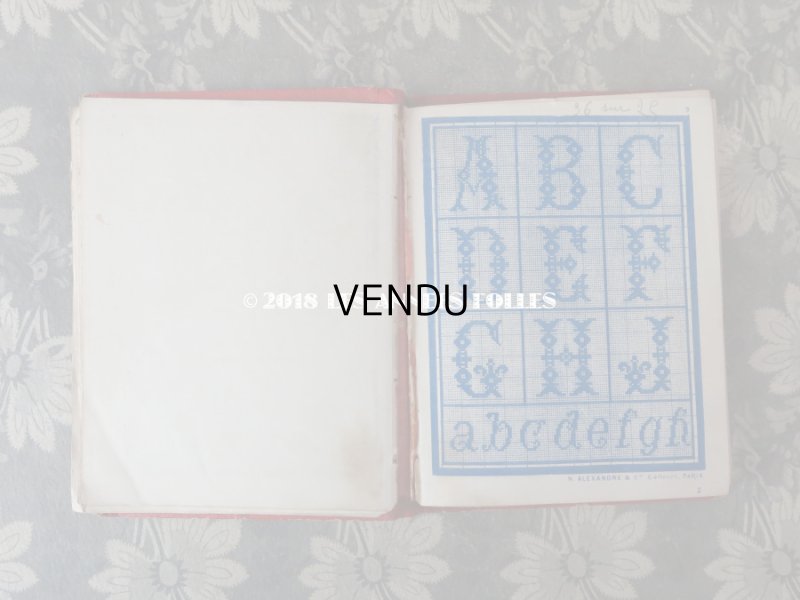 画像9: アンティーク 刺繍図案帳 MANUELE DE MARQUES & BRODERIES - N.ALEXANDRE&CIE.EDITEURS,PARIS -