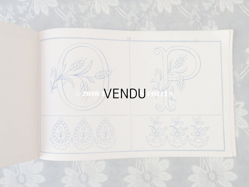 画像9: アンティーク 刺繍図案帳 ALPHABETS DE BRODERIE ANE.MON.A POUYER J.JAMES WEILL Succr. de ANDRE-BERANGER EDITEUR PARIS