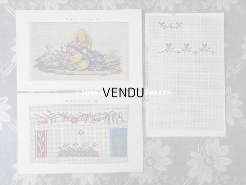 画像12: 19世紀 アンティーク 刺繍図案帳 LA MAITRESSE DE BRODERIE 