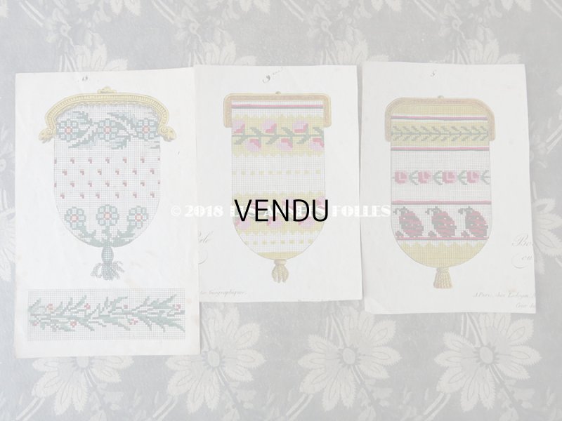 画像7: 19世紀 アンティーク 刺繍図案帳 LA MAITRESSE DE BRODERIE 