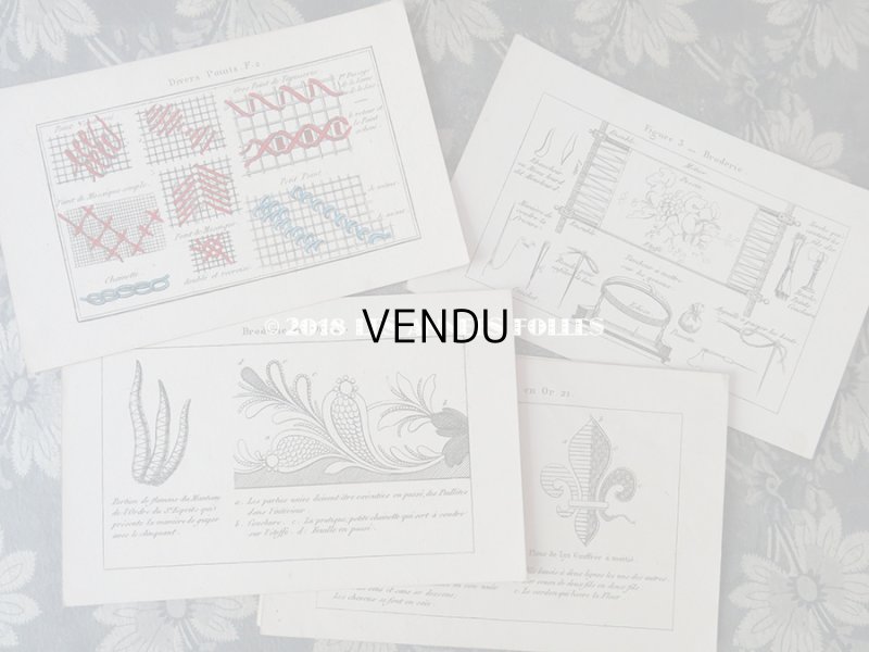 画像6: 19世紀 アンティーク 刺繍図案帳 LA MAITRESSE DE BRODERIE 