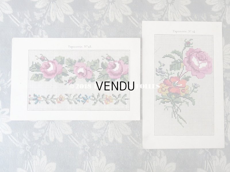 画像9: 19世紀 アンティーク 刺繍図案帳 LA MAITRESSE DE BRODERIE 