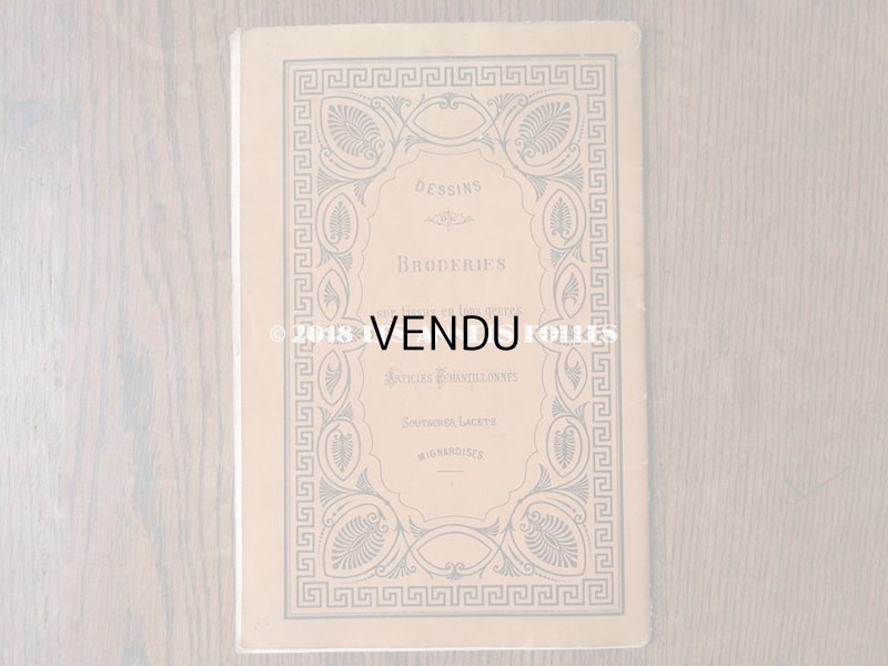 画像3: アンティーク アルファベットの刺繍図案帳 クロスステッチ N 184 ALPHABETS VARIES - N.ALEXANDRE&CIE. MAURICE LAJEUNESSE SUCCR .-