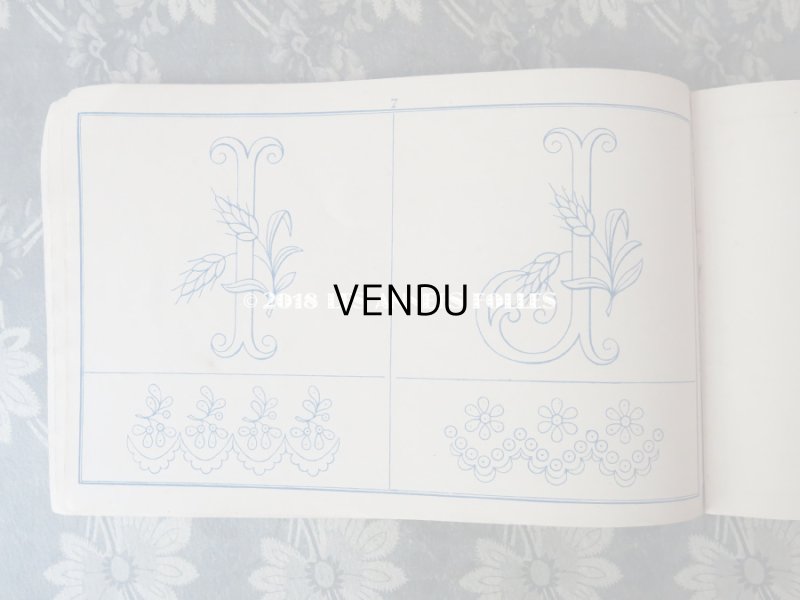 画像5: アンティーク 刺繍図案帳 ALPHABETS DE BRODERIE ANE.MON.A POUYER J.JAMES WEILL Succr. de ANDRE-BERANGER EDITEUR PARIS