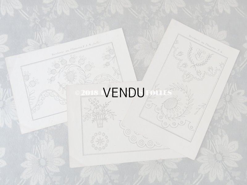 画像5: 19世紀 アンティーク 刺繍図案帳 LA MAITRESSE DE BRODERIE 