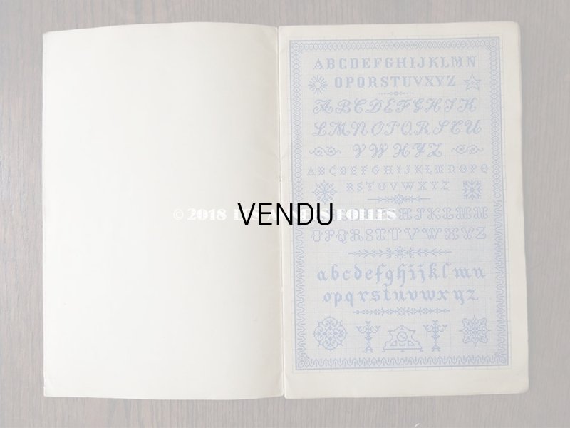 画像5: アンティーク アルファベットの刺繍図案帳 クロスステッチ N 184 ALPHABETS VARIES - N.ALEXANDRE&CIE. MAURICE LAJEUNESSE SUCCR .-