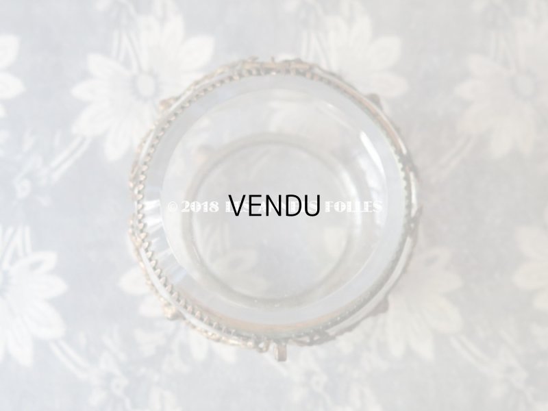 画像10: 19世紀 アンティーク パウダーケース　薔薇＆リボンのガーランド