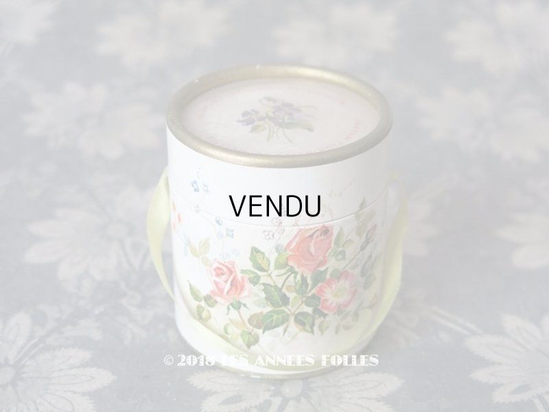 画像1: アンティーク 菫&薔薇のパフュームボックス 帽子箱