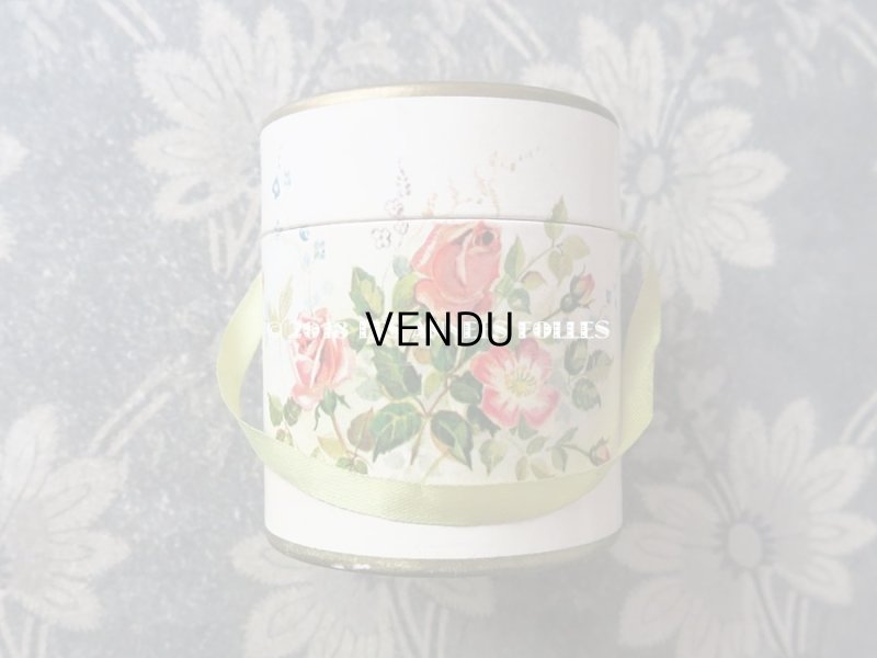 画像4: アンティーク 菫&薔薇のパフュームボックス 帽子箱