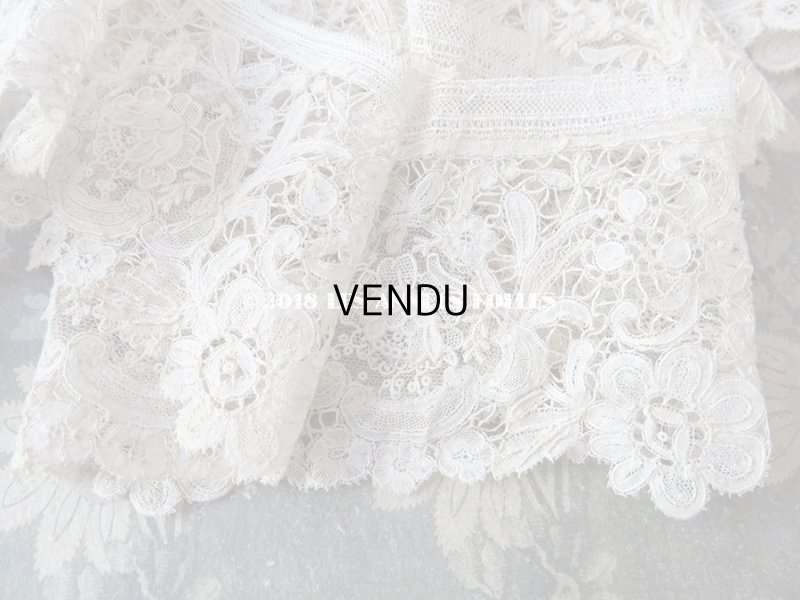 画像9: 19世紀　アンティーク デュシェスレース　ボビンレース ＆ ポワン・ド・ガーズ  【ポワン・ド・ガーズ】