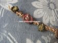 画像5: 19世紀末 アンティーク メタル糸 & シルク製 ロココトリム 4色の薔薇 ロココリボン 60cm
