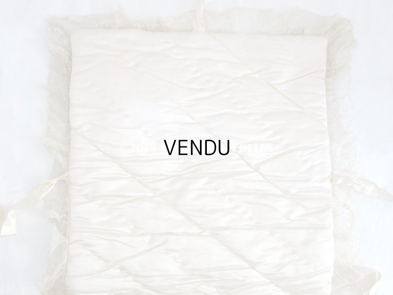 画像9: 新品同様 1900年代 アンティーク シルク製 ピンクベージュの大きなポシェット 鈴蘭&ライラックのブーケ