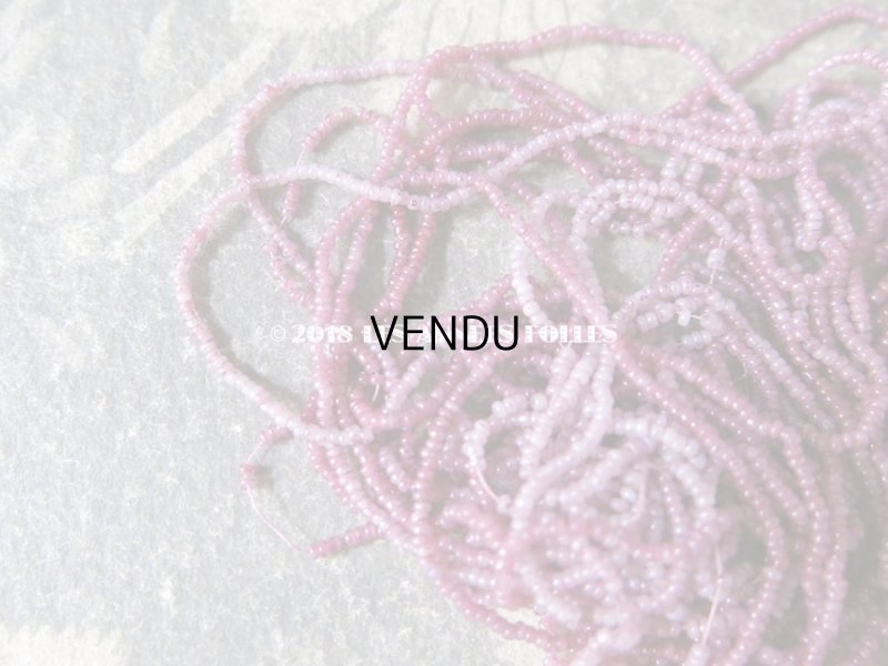 画像9: 19世紀末 アンティーク ガラス製 キャビアビーズ 