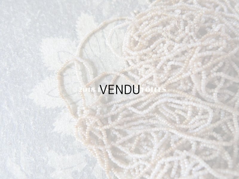 画像16: 19世紀末 アンティーク ガラス製 キャビアビーズ 