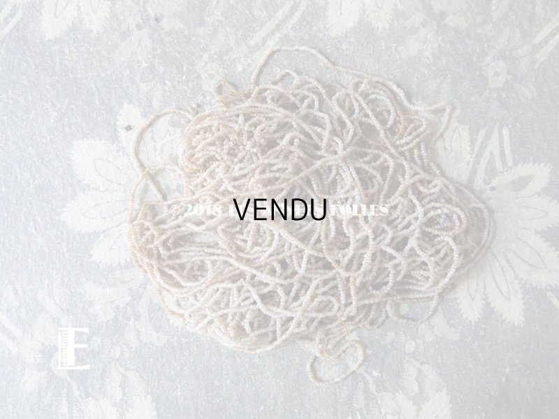 画像15: 19世紀末 アンティーク ガラス製 キャビアビーズ 