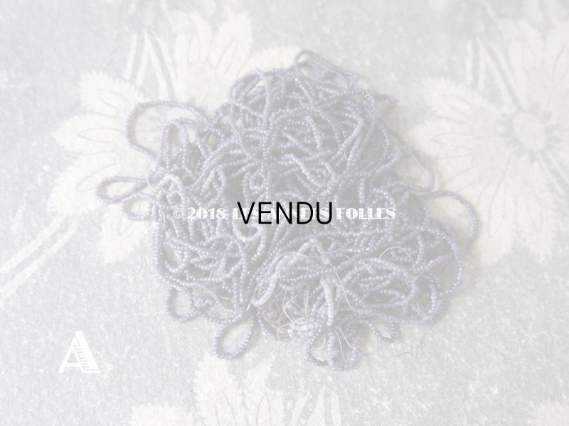 画像3: 19世紀末 アンティーク ガラス製 キャビアビーズ 