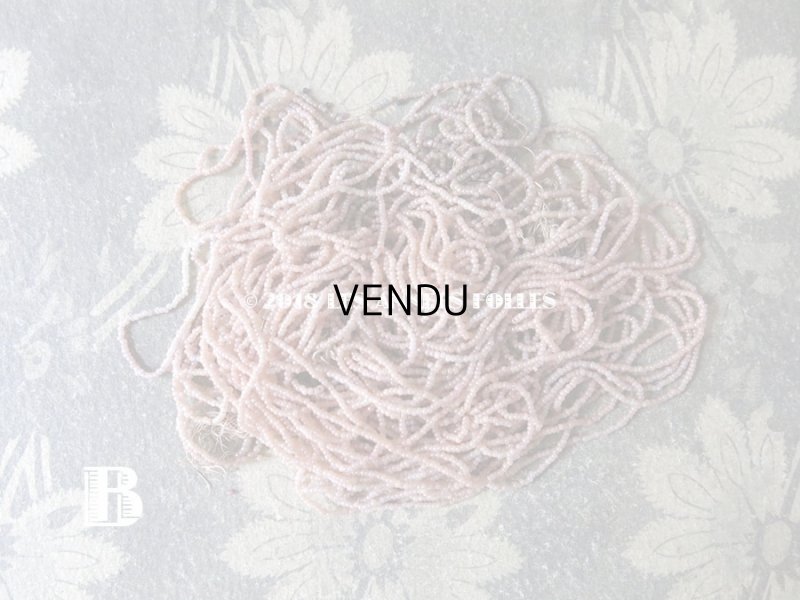 画像5: 19世紀末 アンティーク ガラス製 キャビアビーズ 